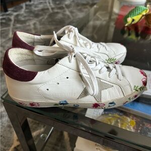Golden Goose size 37 Floral Sneakers